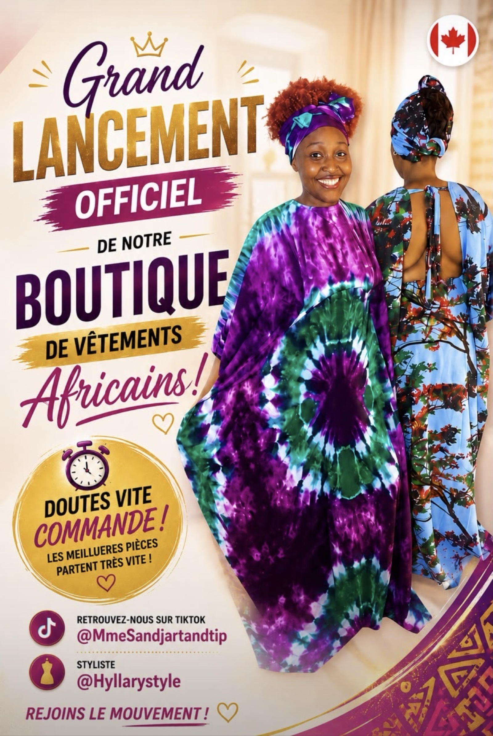 Gants et vêtements de soirée réalisé par nous même 👗🔥