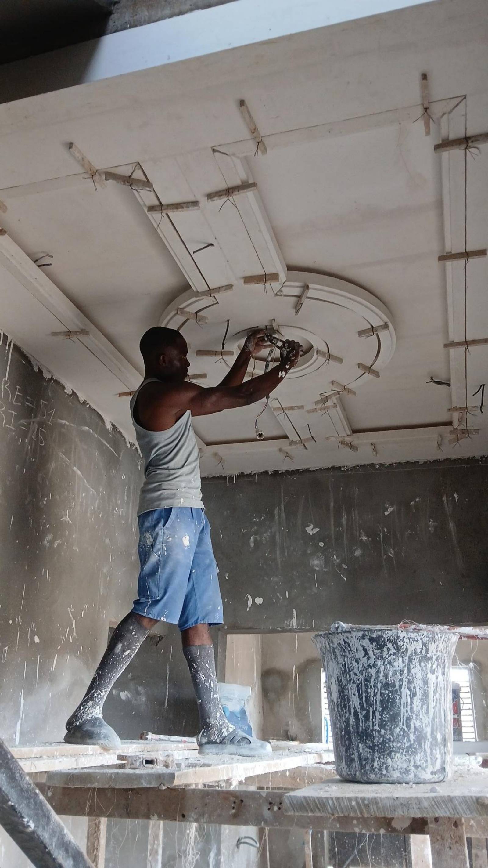 Plafond en staff - 4