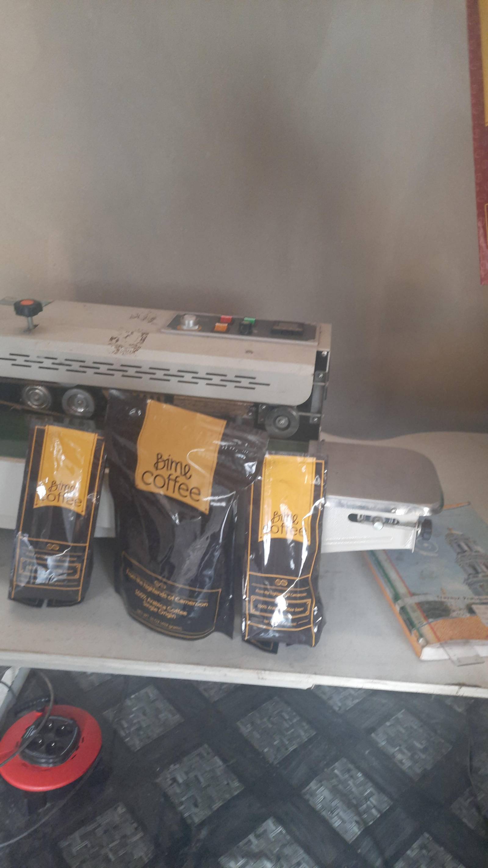 *Bime Coffee – 100% Arabica, Single Origin from the Highlands of Cameroon* ☕🇨🇲

Premium Cameroon coffee, packed fresh and ready for you:

*Price List* 
- *452g Pouch* – 2,800 FCFA 
- *226g Pouch* – 1,600 FCFA 
- *225g Pouch* – 1,600 FCFA 

*We supply:* 
- *Wholesalers* 
- *Retailers* 
- *Final Consumers*

*One stop point distribution company* 
📍 *Chapelle Damas* 
🌍 We supply *Cameroon and abroad*
📞 *673 77 84 93*

_Bime Coffee: From the highlands of Cameroon. 100% Arabica. Rich aroma, smooth taste._ - 6