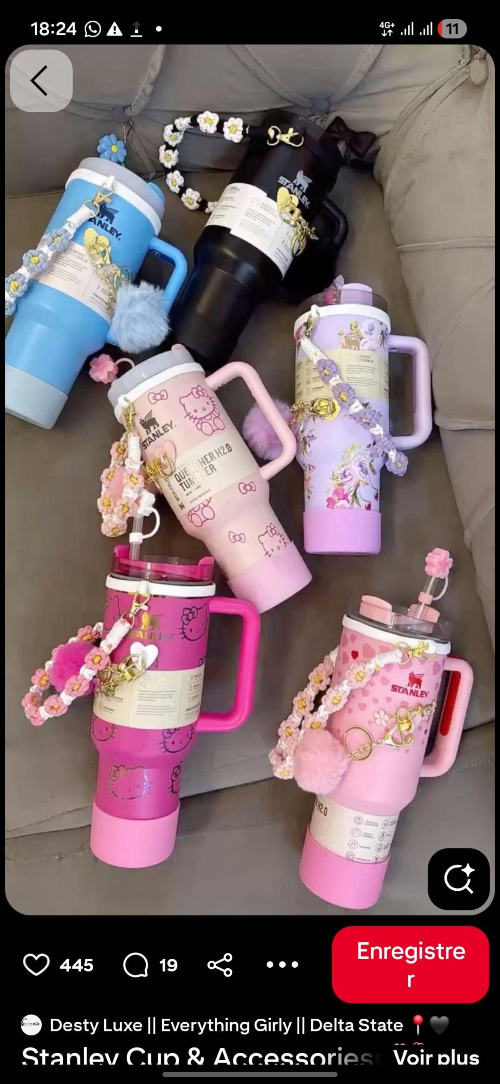 Gobelets Stanley cup avec accessoires - 3