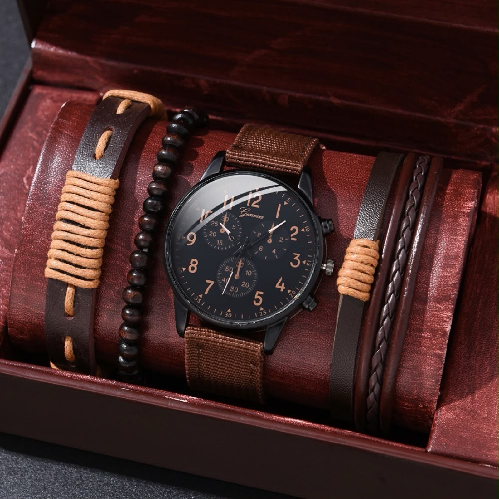 💼 L'ÉLÉGANCE AU POIGNET : Coffrets Montre & Bracelets pour Homme ! 💼