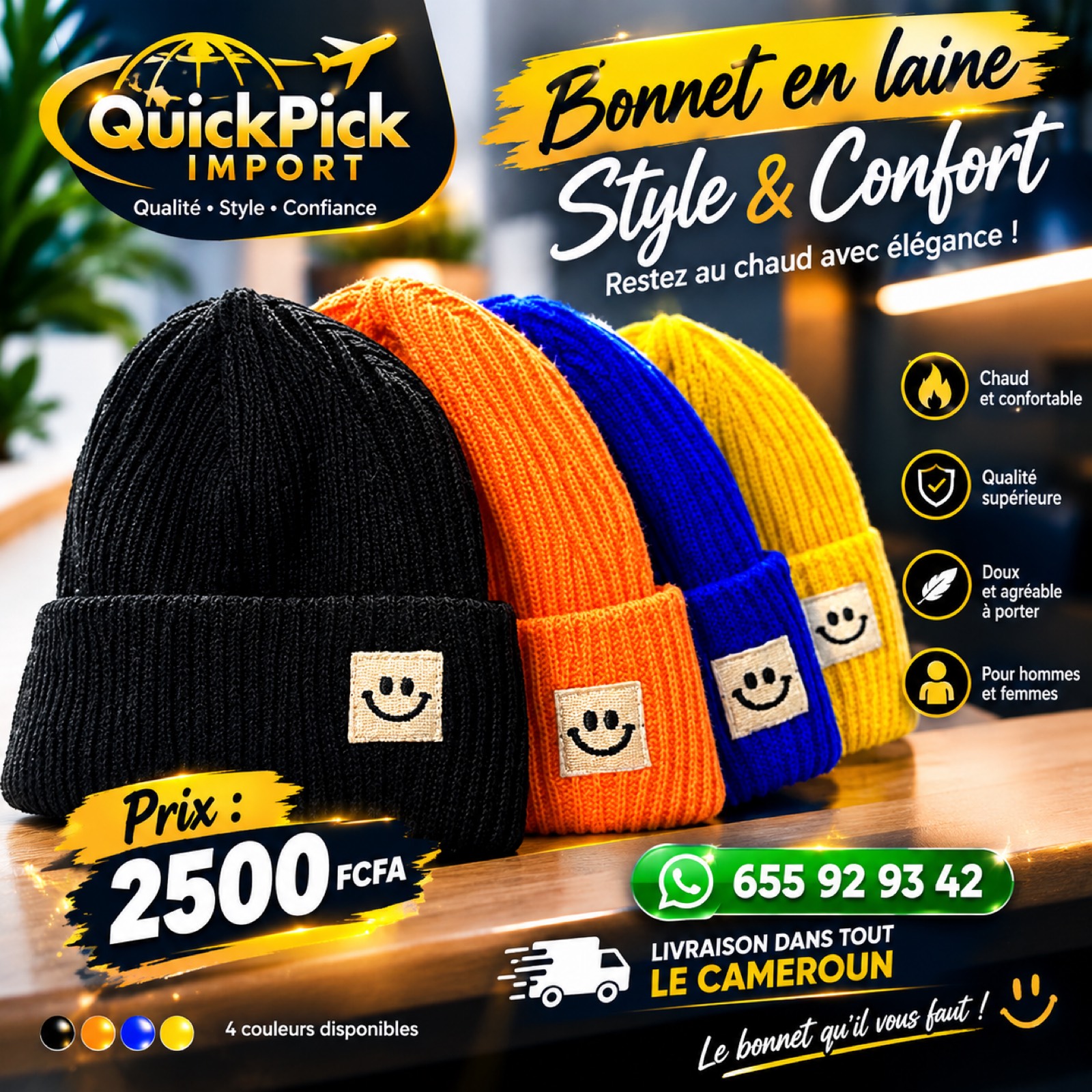 🧢 Bonnet tendance – Style, confort & élégance ! - 5