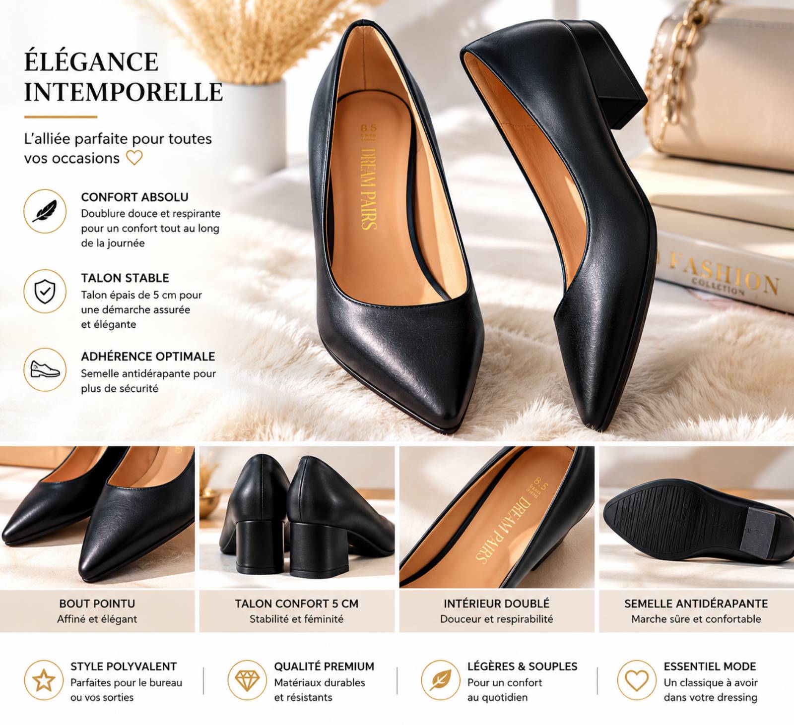 Chaussure talon femme tendance